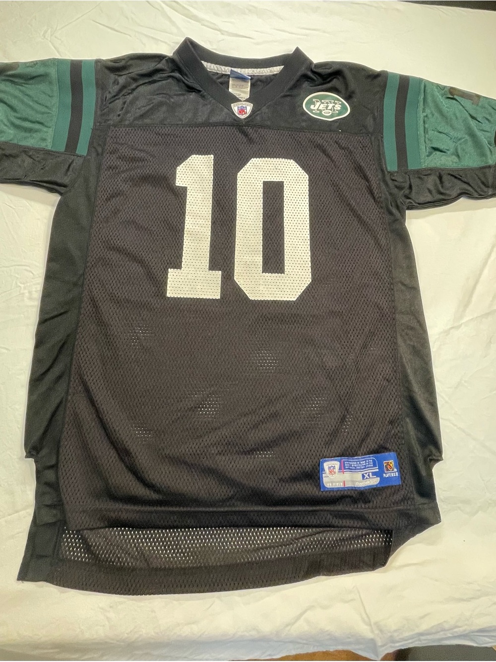 New York Jets #10 PENNINGTON Football Jersey - Black & Green